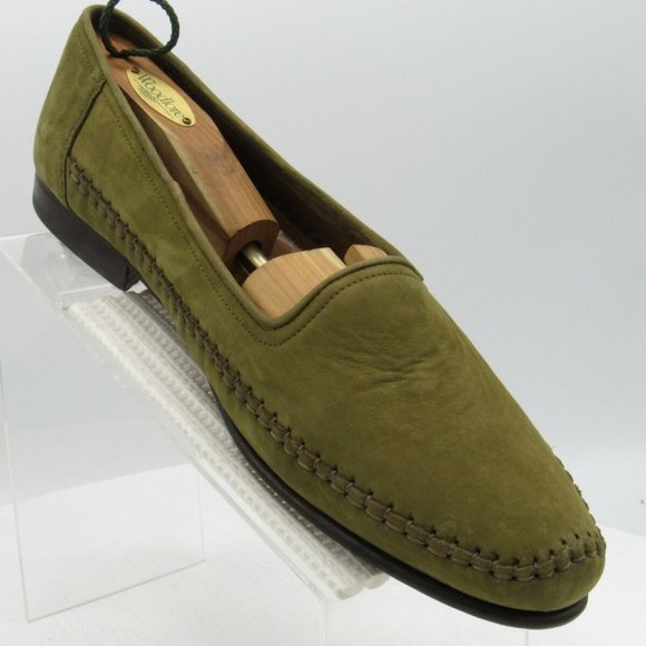 Mc Clusky Size 12 M Olive Green Loafer B6 D10 main image 7